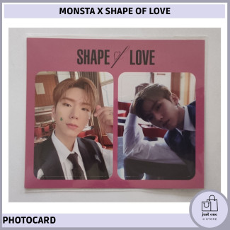 MONSTA X SHAPE OF LOVE - PHOTOCARD