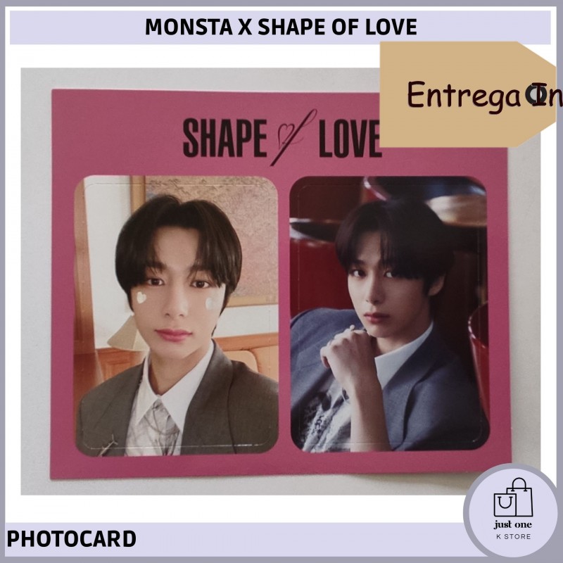 MONSTA X SHAPE OF LOVE - PHOTOCARD