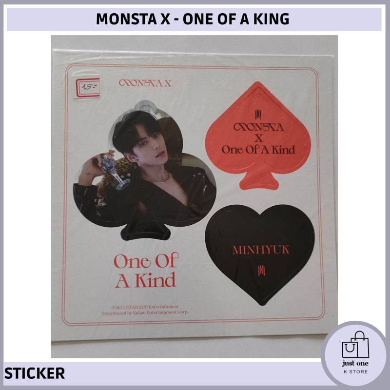 MONSTA X - ONE OF A KIND STICKER