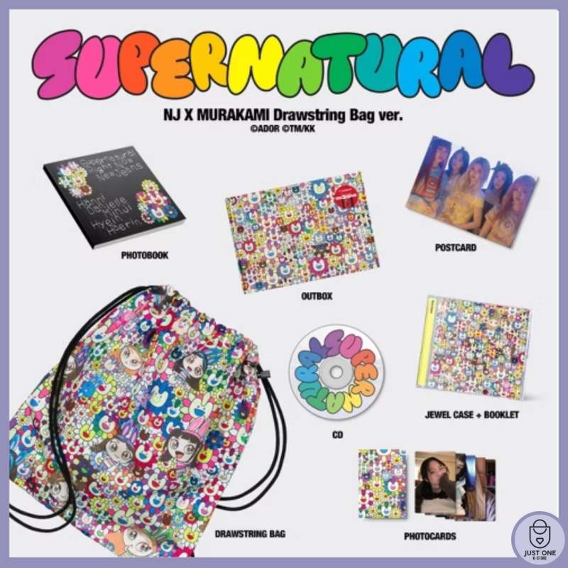 NEW JEANS - 'SUPERNATURAL' Nj X Murakami (Drawstring Bag Ver.)