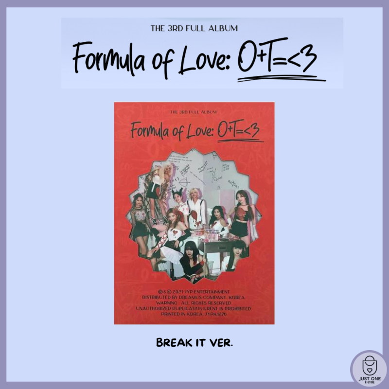 TWICE - 3rd Album Formula of Love (Break it ver.)