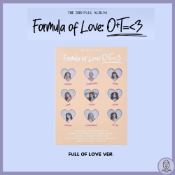 TWICE - 3rd Album Formula of Love (Full of  Love  ver.)