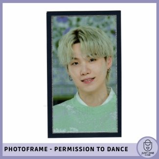 BTS - PERMISSION TO DANCE MESSAGE PHOTOFRAME Suga