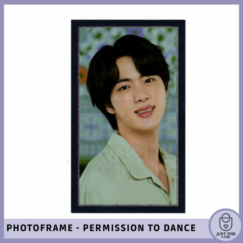 BTS - PERMISSION TO DANCE MESSAGE PHOTOFRAME Jin