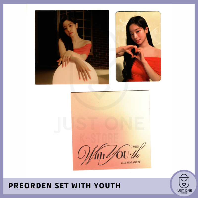 TWICE - WITH YOUTH PREORDEN SET DAHYUN