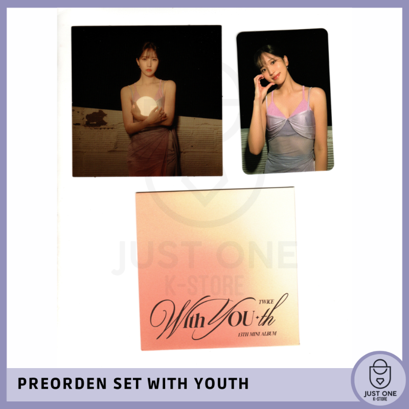 TWICE - WITH YOUTH PREORDEN SET MINA