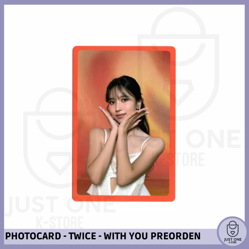 TWICE - PREORDEN PHOTOCARD [WITH YOU-TH / BLAST VER.] MINA