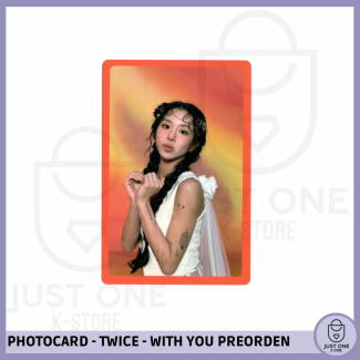 TWICE - PREORDEN PHOTOCARD [WITH YOU-TH / BLAST VER.] CHAEYOUNG