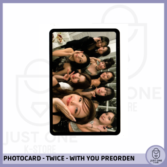 TWICE - PREORDEN PHOTOCARD [WITH YOU-TH / GLOWING VER.] GRUPAL