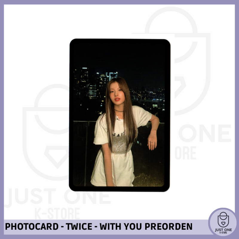 TWICE - PREORDEN PHOTOCARD [WITH YOU-TH / GLOWING VER.] SANA