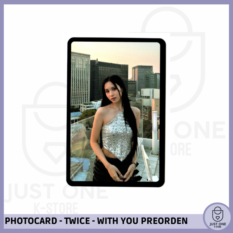 TWICE - PREORDEN PHOTOCARD [WITH YOU-TH / GLOWING VER.] MINA