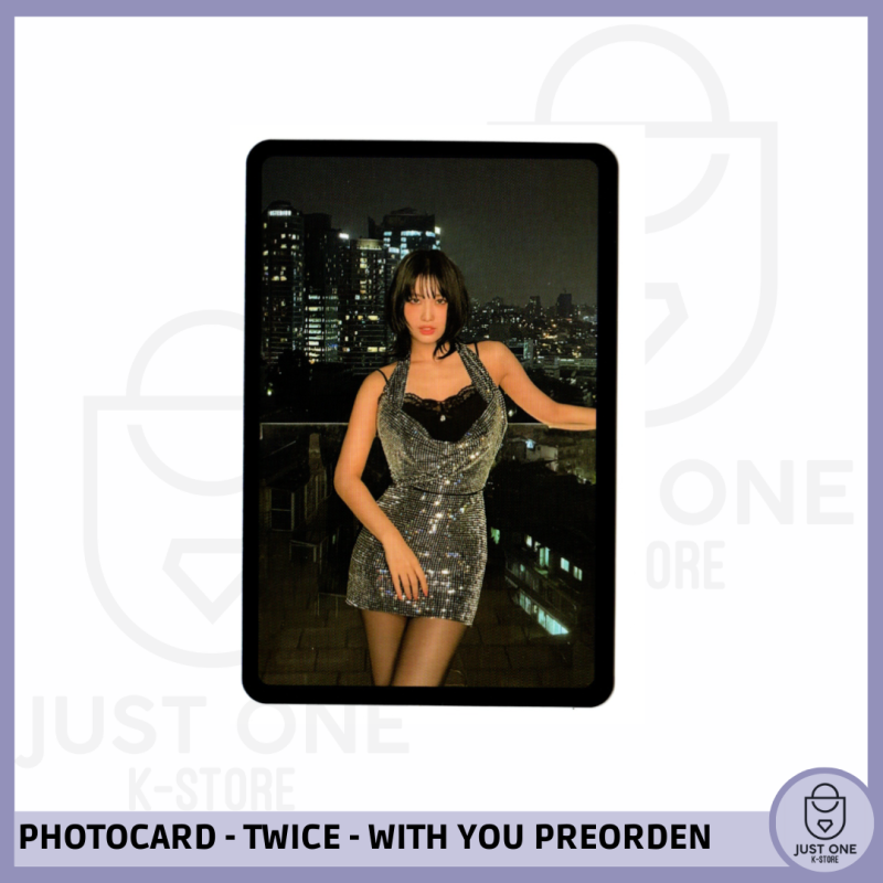 TWICE - PREORDEN PHOTOCARD [WITH YOU-TH / GLOWING VER.] MOMO