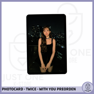 TWICE - PREORDEN PHOTOCARD [WITH YOU-TH / GLOWING VER.] NAYEON