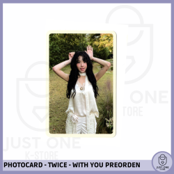 TWICE - PREORDEN PHOTOCARD [WITH YOU-TH / FOREVER VER.] CHAEYOUNG