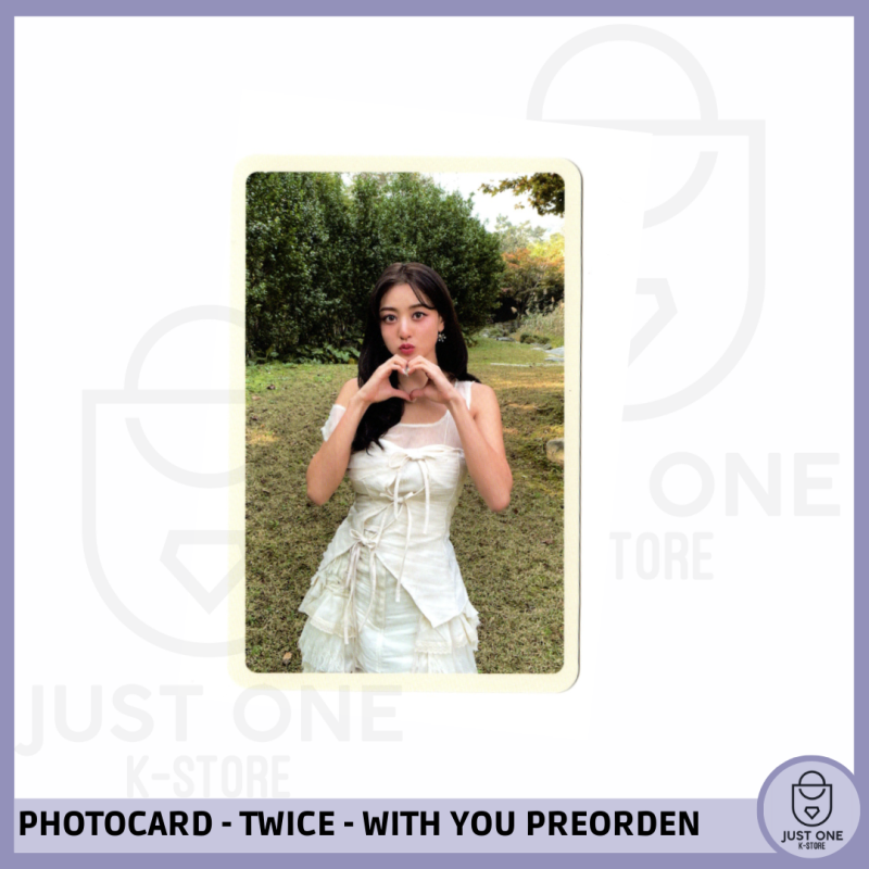 TWICE - PREORDEN PHOTOCARD [WITH YOU-TH / FOREVER VER.] JIHYO