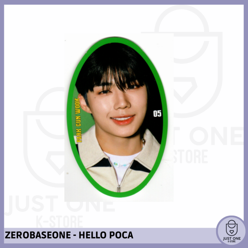 ZEROBASEONE - YOU HAD ME AT HELLO POCA - PHOTO OVAL STICKER   (GUNWOOK)