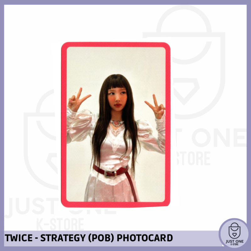 TWICE - PREORDEN PHOTOCARD [ STRATEGY / STEP 2 VER.]  Nayeon