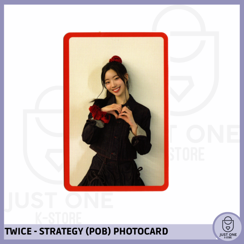 TWICE - PREORDEN PHOTOCARD [ STRATEGY / STEP 1 VER.]  Dahyun