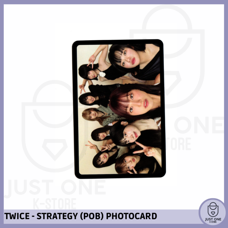 TWICE - PREORDEN PHOTOCARD [STRATEGY/ STEP 3 VER.] GRUPAL