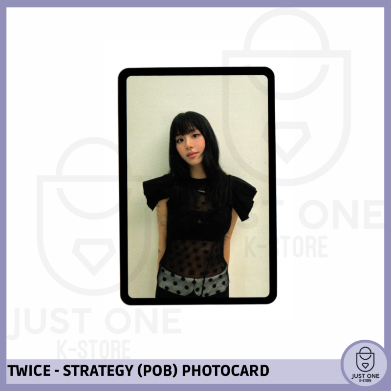 TWICE - PREORDEN PHOTOCARD [STRATEGY/ STEP 3 VER.] CHAEYOUNG