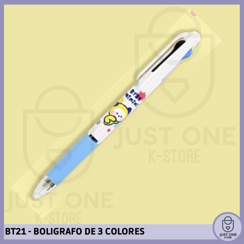 BT21 - BOLIGRAFO DE 3 COLORES - CHIMMY