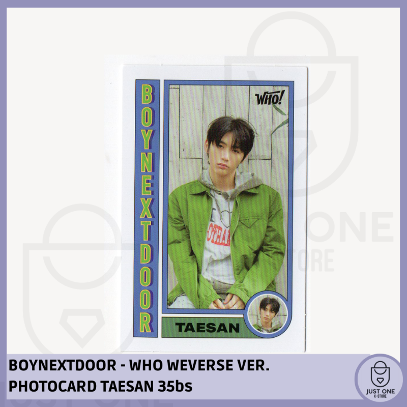 BOYNEXTDOOR - WHO WEVERSE VER. PHOTOCARD TAESAN