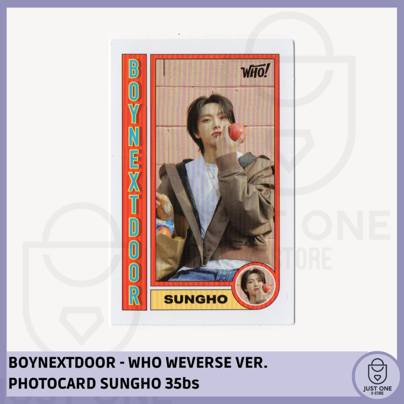 BOYNEXTDOOR - WHO WEVERSE VER. PHOTOCARD SUNGHO