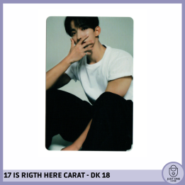 SEVENTEEN BEST ALBUM '17 IS RIGHT HERE' - (DEAR Ver.) - Photocard DK 18