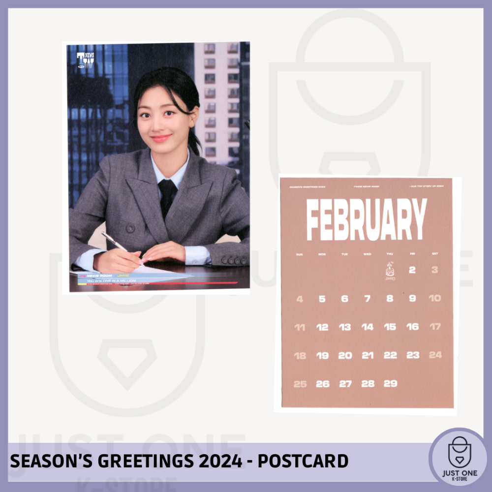 TWICE - SEASON'S GREETING 2024 - POSTCARD (JIHYO))