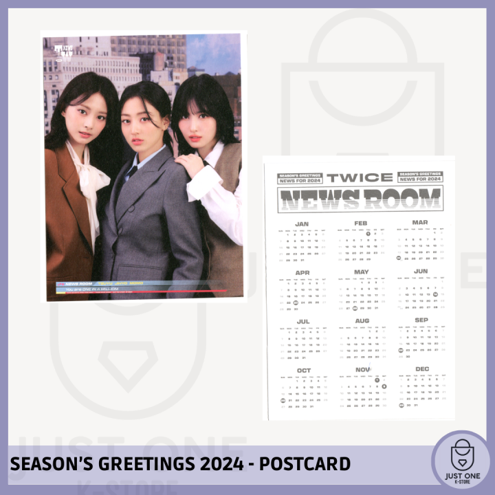 TWICE - SEASON'S GREETING 2024 - POSTCARD