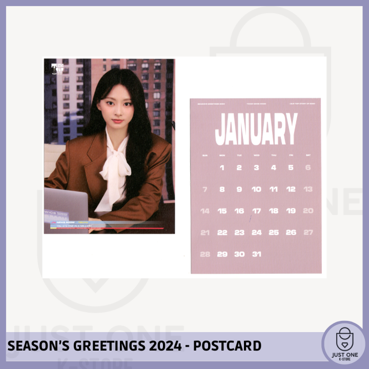 TWICE - SEASON'S GREETING 2024 - POSTCARD (TZUYU)