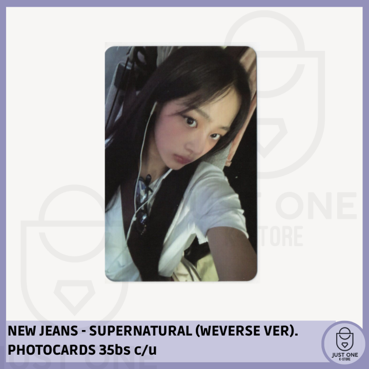 NEW JEANS - SUPERNATURAL (WEVERSE VER). PHOTOCARD MINI -1