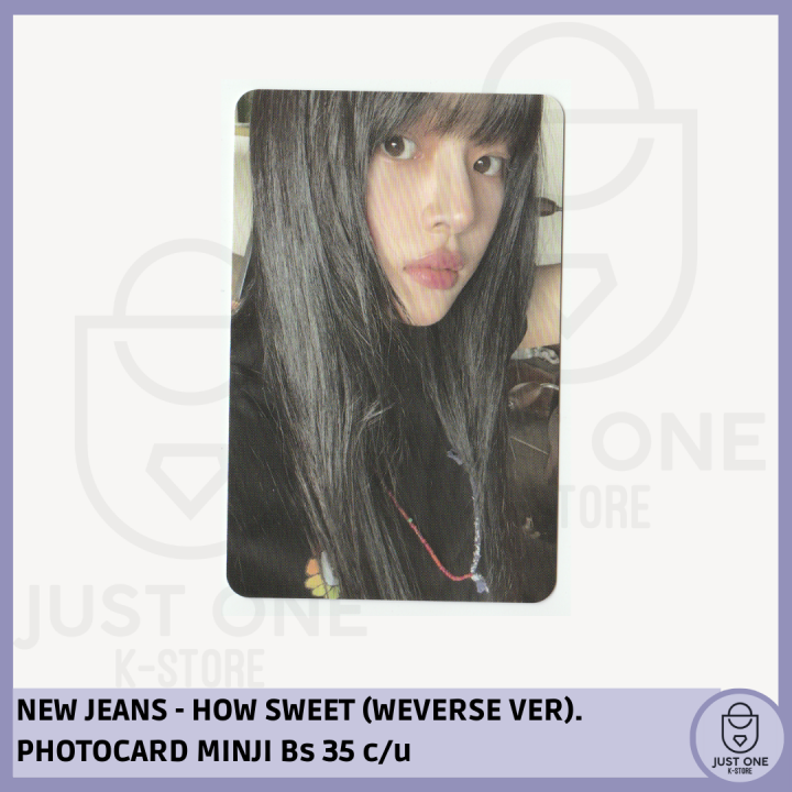 NEW JEANS - SUPERNATURAL (WEVERSE VER). PHOTOCARD MINJI -3