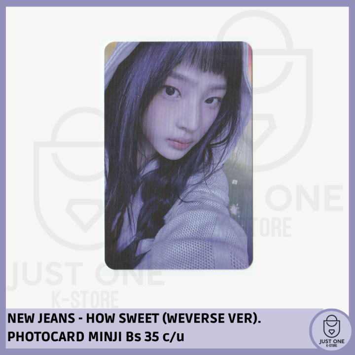 NEW JEANS - SUPERNATURAL (WEVERSE VER). PHOTOCARD MINJI -4
