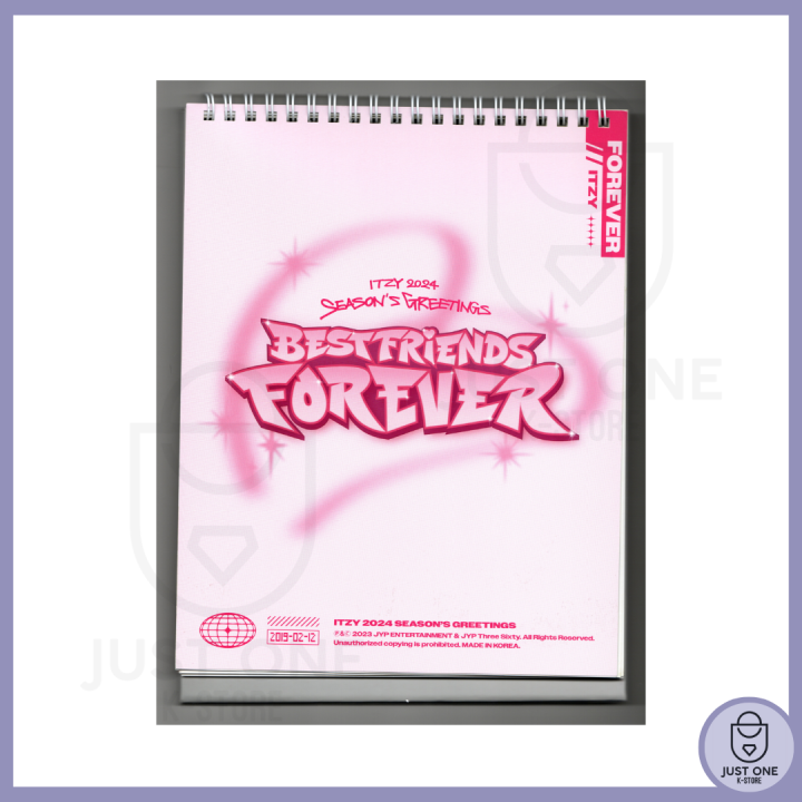 ITZY - Season´s Greetings 2024 - Calendario de mesa