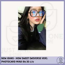 NEW JEANS - HOW SWEET (WEVERSE VER). PHOTOCARD MINJI -4