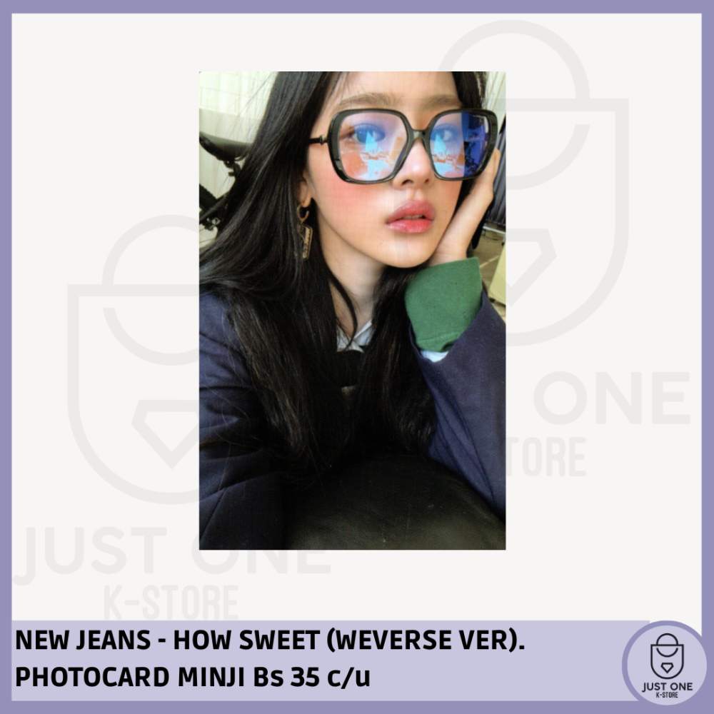 NEW JEANS - HOW SWEET (WEVERSE VER). PHOTOCARD MINJI -4