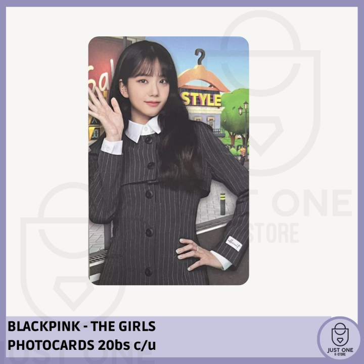 BLACKPINK - THE GAME OST "THE GIRLS" - PHOTOCARD (REVE Ver.) -  JISOO -2
