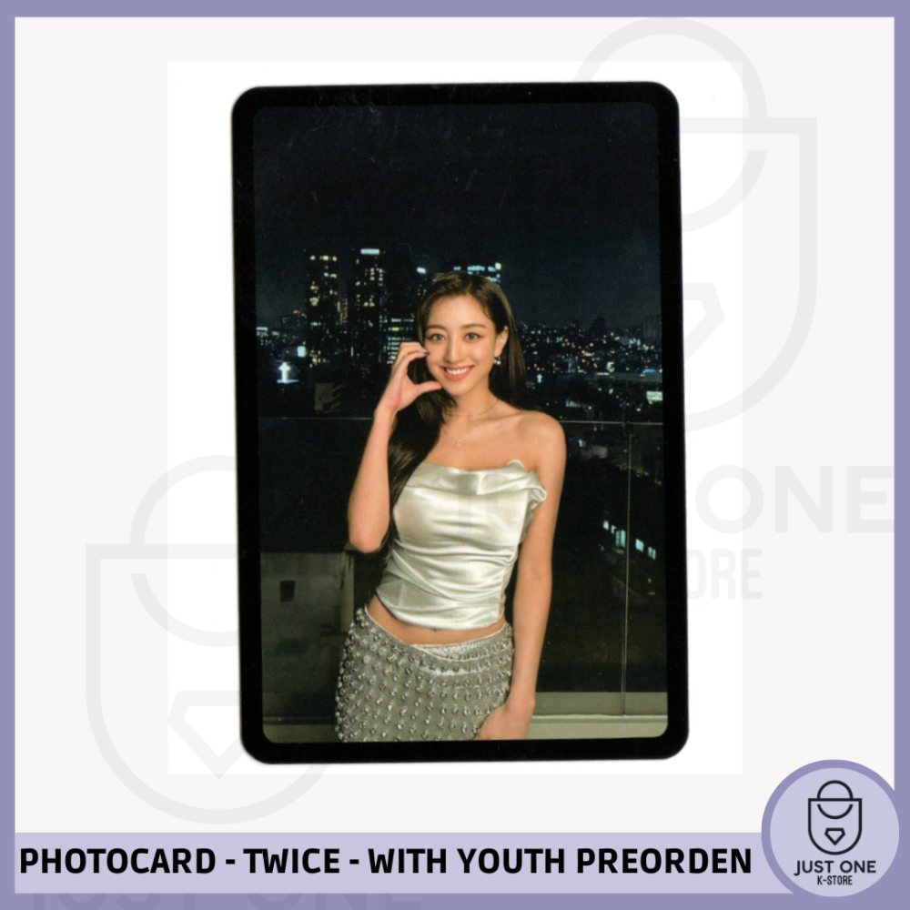 TWICE - PREORDEN PHOTOCARD [WITH YOU-TH / GLOWING VER.] JIHYO