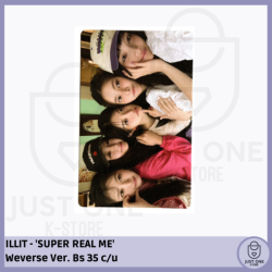 ILLIT - SUPER REAL ME - WEVERSE VER - GRUPAL (QR CARD)
