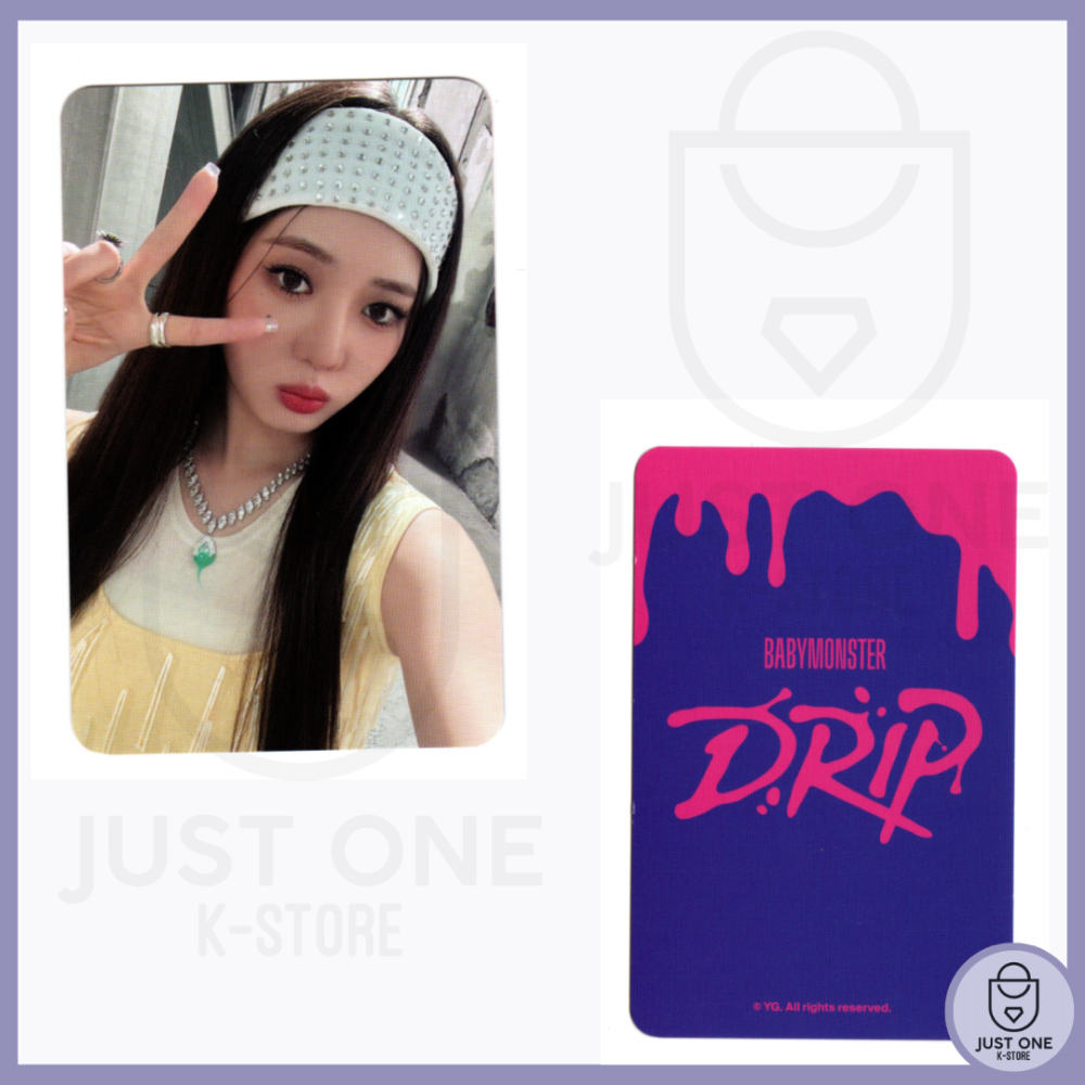 BABYMONSTER - DRIP TRADING CARD - E VER - RORA