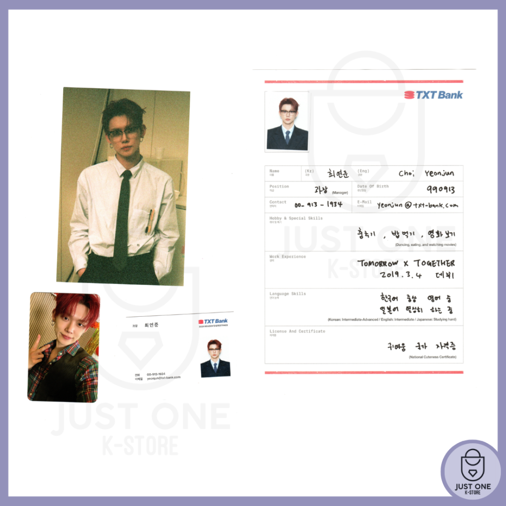TXT - Season´s Greetings 2025 - YEONJUN - A ver