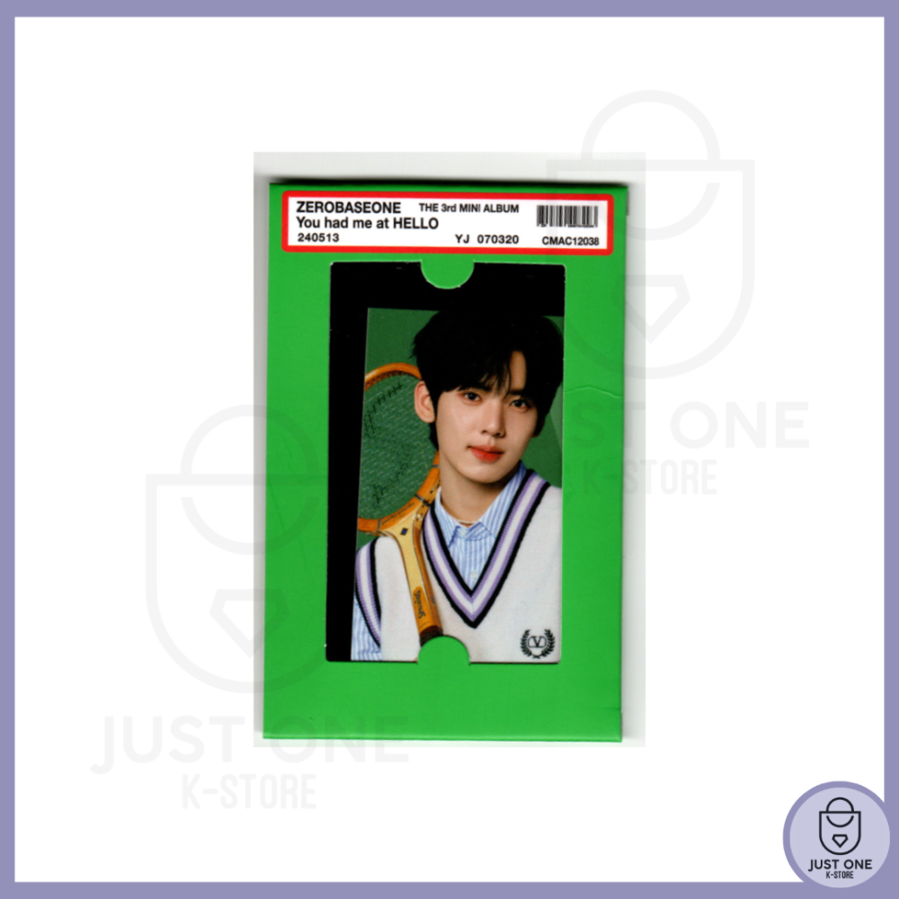 ZEROBASEONE - YOU HAD ME AT HELLO POCA - PHOTO STAND & MINI QR CARD (YUJIN)