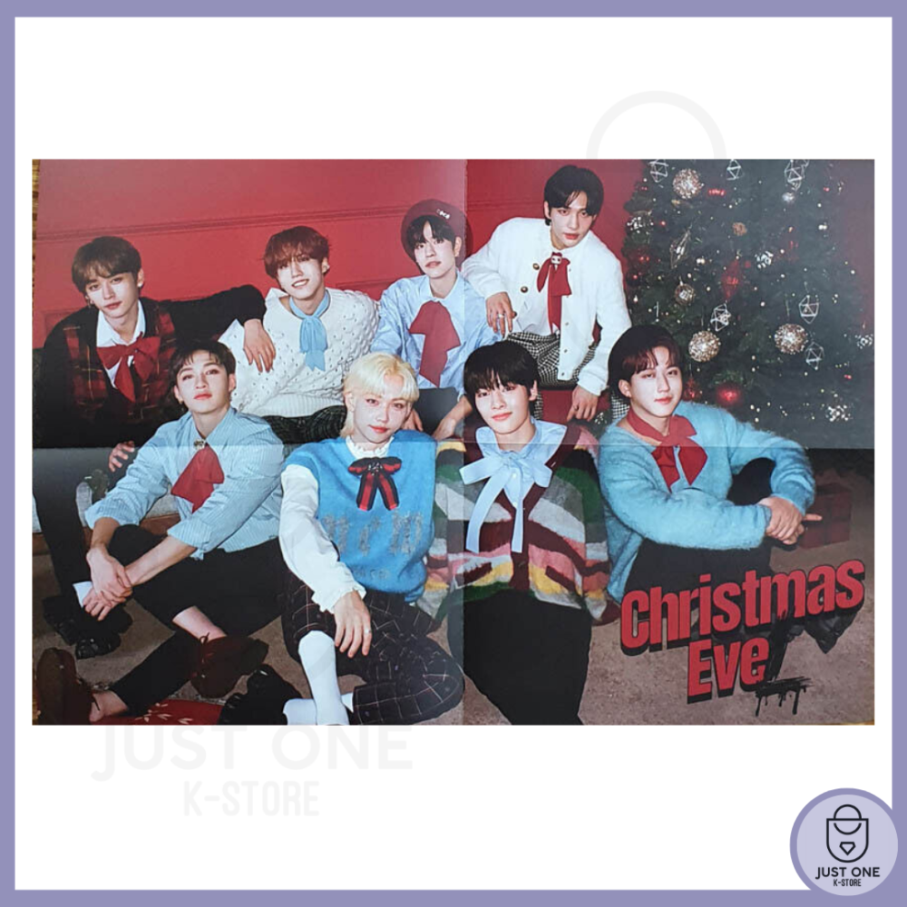 STRAY KIDS - Christmas EveL - Poster Rojo