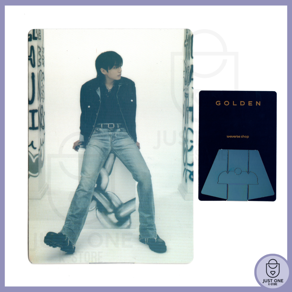 BTS JUNGKOOK -  GOLDEN - Pob Postcard Weverse