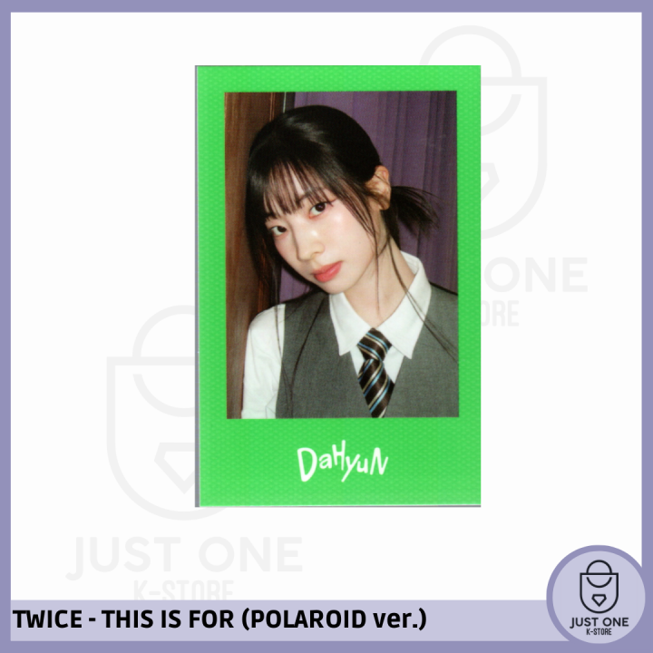 TWICE - PHOTOCARD THIS IS FOR (POLAROID -FOR-ver.) (NEMO) (Dahyun)