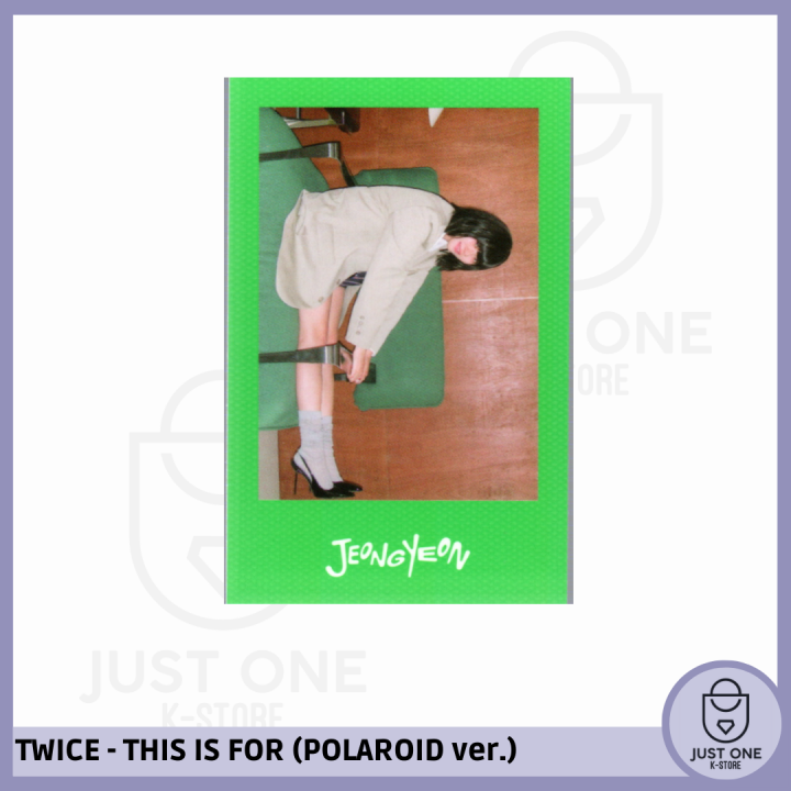 TWICE - PHOTOCARD THIS IS FOR (POLAROID -FOR-ver.) (NEMO) (Jeongyeon)