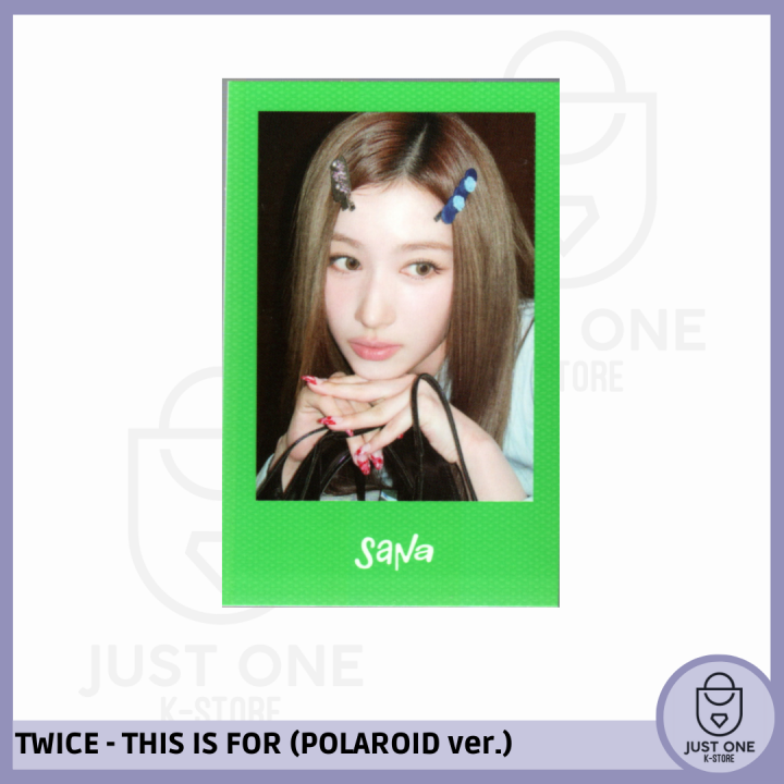 TWICE - PHOTOCARD THIS IS FOR (POLAROID -FOR-ver.) (NEMO) (Sana)