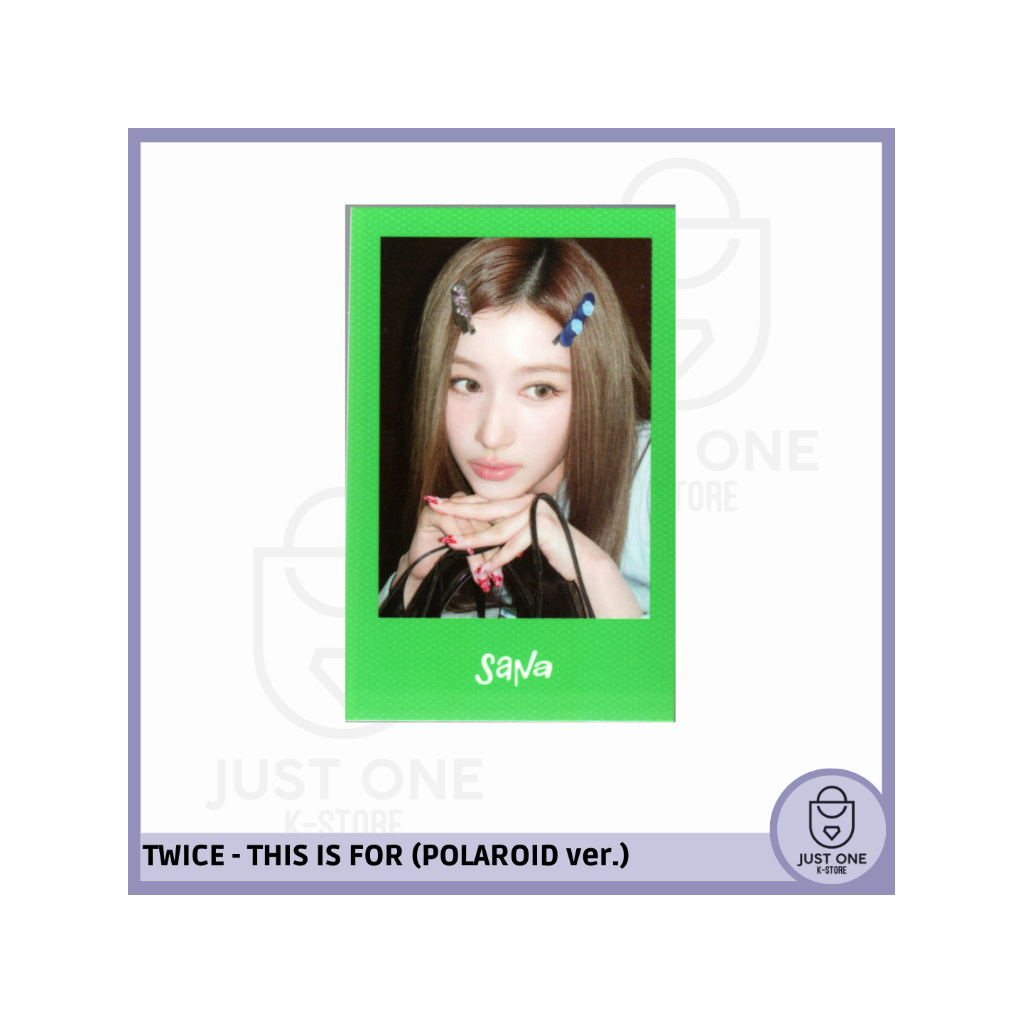 TWICE - PHOTOCARD THIS IS FOR (POLAROID -FOR-ver.) (NEMO) (Sana)