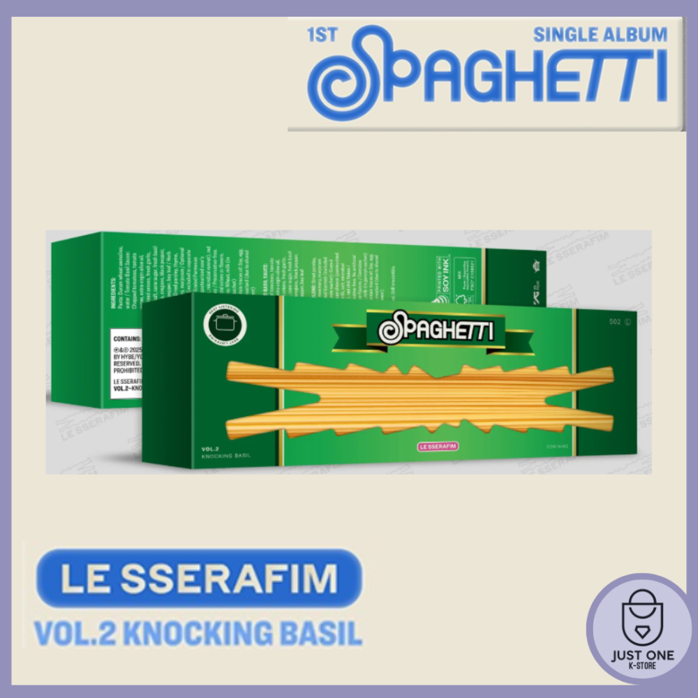 LE SSERAFIM 1st Single Album 'SPAGHETTI' KNOCKING BASIL